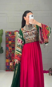2026 Designs Afghani Kuchi Party Latest Afghani <b>Dress</b> Women Heavy Embroidery Wedding Party Wear & Casual <b>Dresses</b> Women Low MOQ - Product Image 2