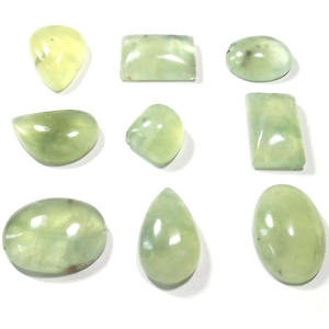 Cabochon de Prehnite vert pomme naturel, pierre précieuse de guérison pour la fabrication de bijoux, pierres précieuses d'origine éthique - Product Image 2