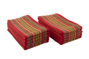 Serviettes de cuisine en coton abstraites, rectangulaires, tissées, multicolores, lavables en machine, hypoallergéniques, séchage rapide, ensemble - Product Image 4