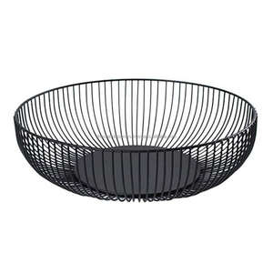 <b>Black</b> Coated Round Fruit <b>Basket</b> New Nice Quality Fruits and Vegetable <b>Baskets</b> and <b>Storage</b> Container Wholesale Prices - Product Image 6