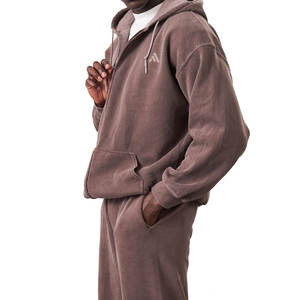 Chándal de Invierno 2026 con Capucha, Estampado, de Secado Rápido, 100% Algodón, Último Diseño, Lavado Ácido, Logotipo Personalizado, Tallas Grandes para Hombre - Product Image 4