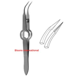 Pinzas de Ligadura Barraquer Profesionales de Alta Calidad BISONS para Microcirugía Oftálmica, Instrumento Quirúrgico Reutilizable de Acero Inoxidable - Product Image 1