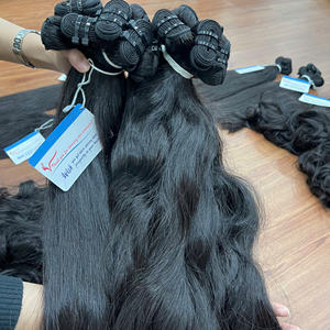 Extensions de cheveux humains vierges doublement tirées, vente en gros, cheveux vietnamiens ondulés non traités, livraison directe, Black Friday 2025 - Product Image 2
