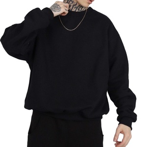 Sudadera con Capucha Extra Grande, de Felpa Gruesa, Cuello Redondo, Cálida, Lisa, Informal, Holgada, Suave, Estilo Urbano, Top de Moda - Product Image 1