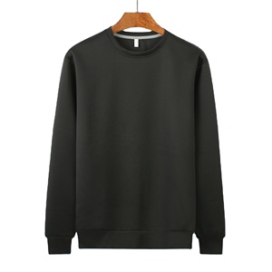 เสื้อสเวตเชิ้ตคอกลมโอเวอร์ไซส์บุขนผ้าฝ้าย 100% หนานุ่มสำหรับฤดูหนาวสำหรับผู้ชาย - Product Image 1