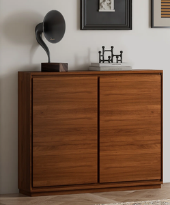 ตู้ไม้รีไซเคิลทันสมัย 4 บาน ประตูกระจก สำหรับใช้ในบ้าน ห้องครัว ห้องนั่งเล่น ห้องรับประทานอาหาร ห้องนอน โรงแรม บ้านไร่ บาร์ ห้องน้ำ โรงเรียน ทางเข้าบ้าน - Product Image 4