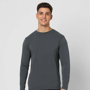 เสื้อยืดแขนยาวคุณภาพสูงสำหรับผู้ชาย ระบายอากาศได้ดี ไซส์ใหญ่ พิมพ์ลายทันสมัย ขายส่ง สั่งทำได้ ชุดลำลอง ผ้าฝ้าย 100% - Product Image 6