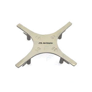 Dental Equipments Dental Instruments Reusable Steel metal Bracket With Boone <b>Height</b> <b>Gauge</b> For Star-like Star Boone <b>Gauge</b> - Product Image 1