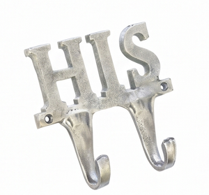 Premium Metal Clothes Hanging <b>Hook</b> Grey Color His Design Mirror Polished Finished Perfect For Stylish Home Decorative <b>Hooks</b> - Product Image 4