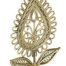 Golden Leaf Shape <b>Wall</b> Hook for Hanging <b>Clothes</b> Keys Towels - Product Image 3