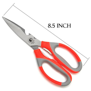 Hot Sale Stainless Steel Heavy Duty Sharp <b>Scissors</b> Multi-purpose Stainless Steel Shears with Plastic Handle <b>Kitchen</b> <b>Scissor</b> - Product Image 3