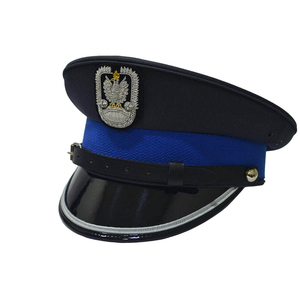Gorra de fatiga del Rito Escocés con bordado a mano de estilo profesional masónico, con coronas de los Caballeros Templarios de Regalia y detalles de hilo metálico. - Product Image 4