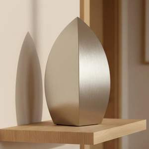 Modern metal <b>urn</b> for home or office Sleek contemporary decorative <b>urn</b> Antique finish brass or copper <b>urn</b> - Product Image 1