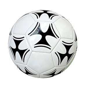Ballon de football SHARISSA INTERNATIONAL blanc, rouge et noir en PU, impression par sublimation, taille XL, sport, toutes saisons, utilisation en extérieur, entraînement - Product Image 1