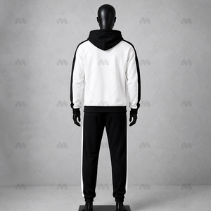 Conjunto Deportivo Personalizado para Hombre, Sudadera con Capucha y Pantalones Jogger, Diseño 2 en 1, Poliéster/Algodón, Ropa Deportiva de Invierno, Traje de Entrenamiento, Venta al Por Mayor - Product Image 6
