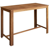 Ensemble de mobilier de bar commercial pliable en bois massif, design ferme, durable et écologique, combinaison table et tabourets, pour salle de sport, chambre, centre commercial