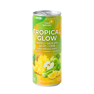 Jugo prensado en frío de zanahoria, piña y naranja, bebida 100% de frutas, 250 ml, enlatada, para hidratación diaria - Product Image 2