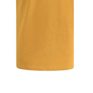 Polo en tricot uni pour homme, manches courtes, fermeture éclair, style décontracté, jaune moutarde - Product Image 4