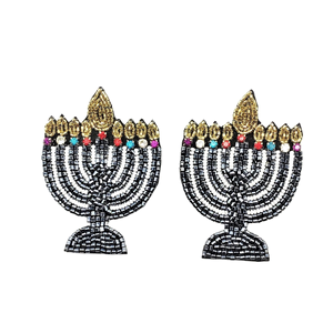 ต่างหูสไตล์โบฮีเมียนอินเดียประดับลูกปัดเม็ดเล็ก ดีไซน์ใหม่ล่าสุด ตกแต่งมุกห้อยระย้า เหมาะสำหรับงานปาร์ตี้ ของขวัญสำหรับผู้หญิง - Product Image 6