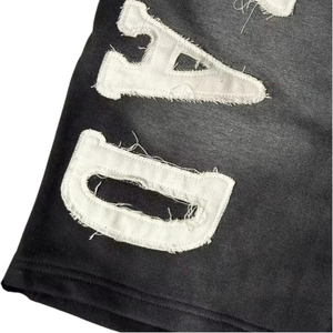 Pantalones Cortos Personalizados para Hombre, Talla Grande, Lavados, Efecto Desgastado por el Sol, Estilo Urbano, para Correr, Vintage, con Lavado Ácido - Product Image 6