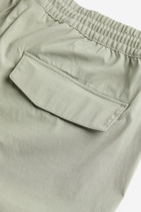 Pantalon cargo tactique en nylon coupe ample avec logo personnalisé, prix d'usine, pour hommes, style parachute - Product Image 5