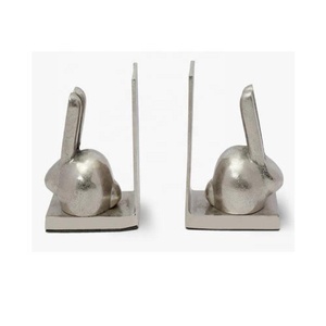 Vente chaude lapin dos serre-livres étude maison bureau organisateur étagère cadeau livre amant livre fin maison salon et bureau décoration - Product Image 1