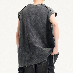 Camiseta sin Mangas para Hombre ANCHOR CLOTHING COMPANY, 100% Algodón, Estilo Deportivo, Cuello Redondo, Camiseta Musculosa para Gimnasio y Entrenamiento, Transpirable - Product Image 2