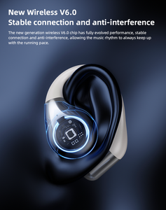 Écouteurs sans fil à crochet d'oreille, suppression du bruit, casque TWS Hi-Fi Stéréo, affichage numérique pour le sport et les appels - Product Image 5