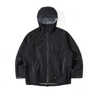 Veste de moto unisexe imperméable à capuche bleue en nylon enduit PU avec fermeture éclair, vêtement d'extérieur formel pour le printemps - Product Image 5