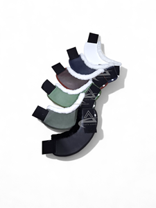 Protège-tibias en cuir pour chevaux, pour l'équitation, les courses et la mode. - Product Image 3