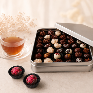 Delicious Dry Strawberry Ganache Truffle Balls Packed In Custom Box For Corporate Gifts Wholesale Trade - Product Image 5