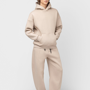Ensemble de survêtement pour homme, coupe oversize, 100% coton, grande taille, avec impression de logo personnalisée et broderie - Product Image 6