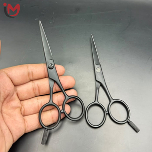 Ciseaux de coiffure professionnels en acier inoxydable 440C, lame tranchante, pour droitiers, manche moyen, usage en salon de coiffure - Product Image 1