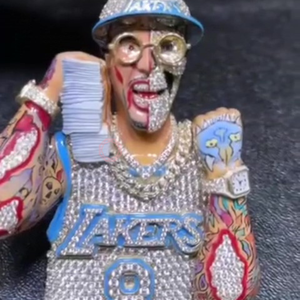 สร้อยคอฮิปฮอปแบบสั่งทำพิเศษพร้อมจี้ตัวอักษร Lakers เครื่องประดับแฟชั่นสุดหรูสำหรับผู้ชาย - Product Image 2