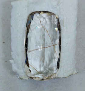 Piedra de corte de cuarzo y rutilo de cobre natural al por mayor, cabujón suelto, piedra preciosa de cobre, corte de cuarzo, joyería de calidad, corte de piedras preciosas - Product Image 3