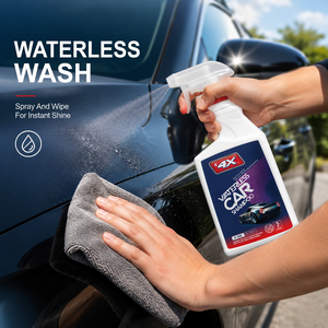 4X Champú para Auto sin Agua, Spray de Cera, Limpiador de Polímero de Carnauba y Silicona, Pulidor, Brillo, Protección de Pintura, Detallador - Product Image 1