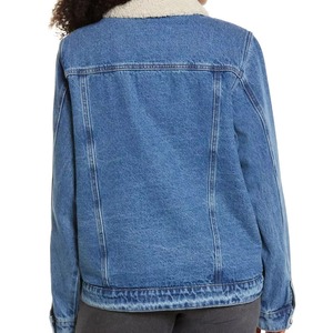 Nouvelle arrivée, veste en jean personnalisée pour femme, 100% coton, imperméable, réversible, respirante, doublure en coton tissé, ASTURBAN WEAR, vintage - Product Image 3