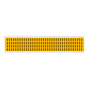 Chiffres et lettres d'extérieur durables Brady de 0,25 po, noirs sur jaune, pour l'étiquetage d'équipements - Product Image 3