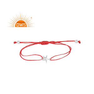 Meilleure vente en argent Sterling étoile charme coton Dori Bracelet bijoux personnalisés pour les femmes cadeau pour elle - Product Image 5