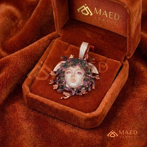 Pendentif en diamant moissanite de qualité excellente pour fiançailles et occasions spéciales, disponible au meilleur prix du marché - Product Image 3