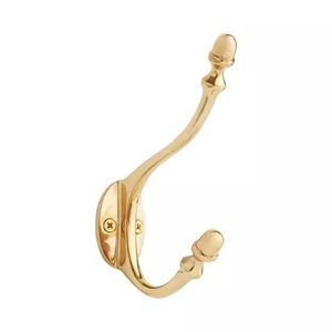 Antique Brass Wall Hooks Heavy Duty <b>Robe</b> Holder For Home Decor Stylish Multipurpose Hanging Solution Modern - Product Image 2