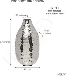 Reliable Manufacturer Contemporary Aluminum Flower <b>Vase</b> Elegant Home <b>Decor</b> Stylish Table Centerpiece Lightweight Durable Design - Product Image 6