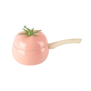 Ensemble de casseroles antiadhésives en forme d'aubergine pour le camping, comprenant une poêle et une casserole à induction en aluminium - Product Image 1