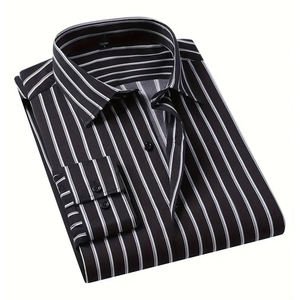 Camisa de Vestir Corporativa para Hombre, 100% Algodón Twill, Manga Larga, Corte Ajustado, Logotipo Personalizado, Servicio OEM - Product Image 6