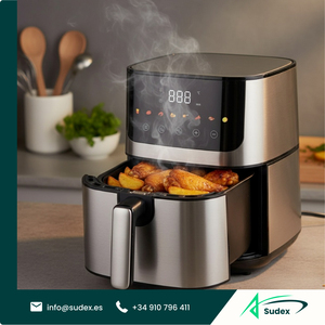 ซูเด็กซ์ AF-40 หม้อทอดไร้น้ำมันขนาดกะทัดรัด 4.5 ลิตร หม้อทอดไฟฟ้าอัจฉริยะ จอแสดงผลดิจิตอล ความร้อนเร็ว เครื่องใช้ในครัวเพื่อสุขภาพ - Product Image 1