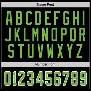 Camiseta de hockey personalizada negra y verde con nombre y número personalizados, uniforme de equipo de manga larga - Product Image 4