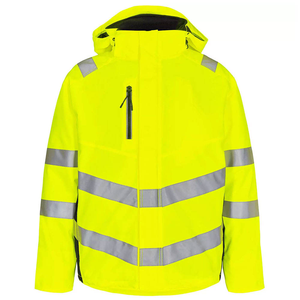 Chaqueta Reflectante Estándar ANSI, Tela de Poliéster Premium, Impresión Serigrafiada, Chaqueta de Seguridad Reflectante para Exteriores, Resistente al Viento - Product Image 3