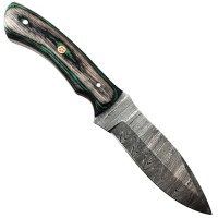 Couteau de camping OEM à lame droite en acier Damas de qualité industrielle, design élégant, multi-usages