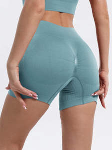 Shorts de Yoga de Cintura Alta para Mujer, de Alta Calidad, Cómodos, Elásticos, Levanta Glúteos, para Gimnasio, Fitness, Ejercicio, Ropa Deportiva, Ajustados - Product Image 3