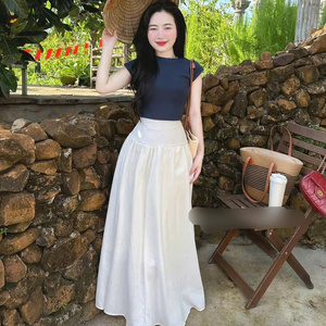 Conjunto de dos piezas de verano para mujer, ropa cómoda, natural, a la moda, lavable, con empaque personalizado del fabricante de Vietnam. - Product Image 6